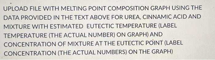 Solved UPLOAD FILE WITH MELTING POINT COMPOSITION GRAPH | Chegg.com