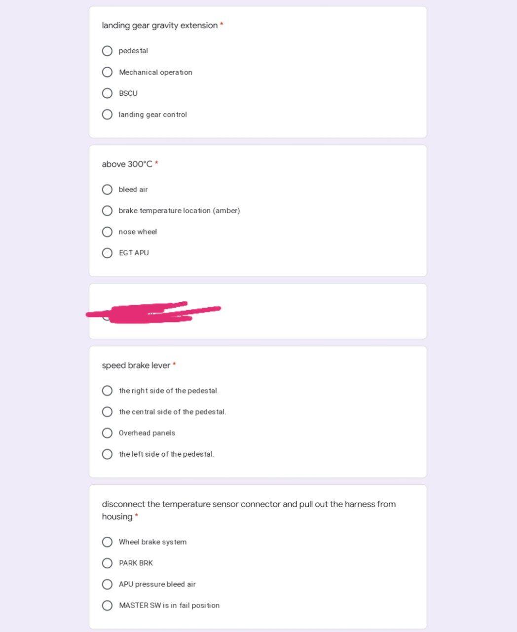 Solved landing gear gravity extension pedestal Mechanical