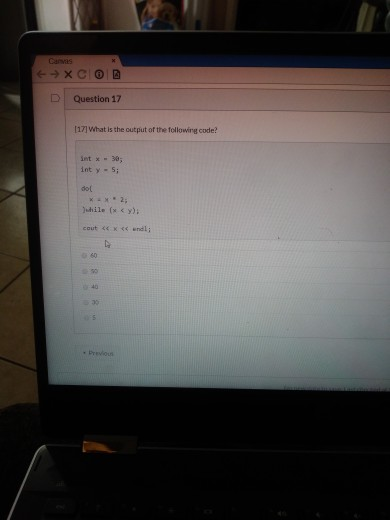 Solved Canvas → XGQ Question 17 [17] What is the output of | Chegg.com