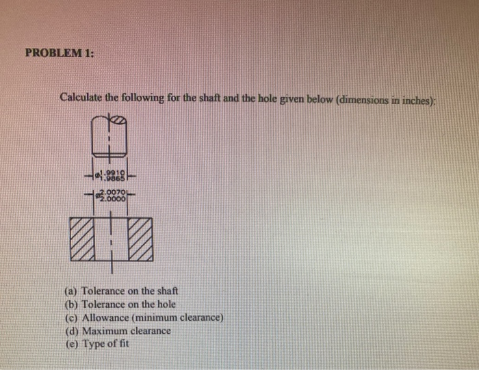 Solved PROBLEM 1: Calculate the following for the shaft and | Chegg.com