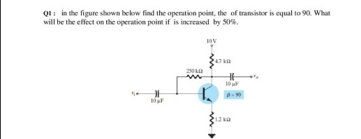 Solved Q1: in the figure shown below find the operation | Chegg.com