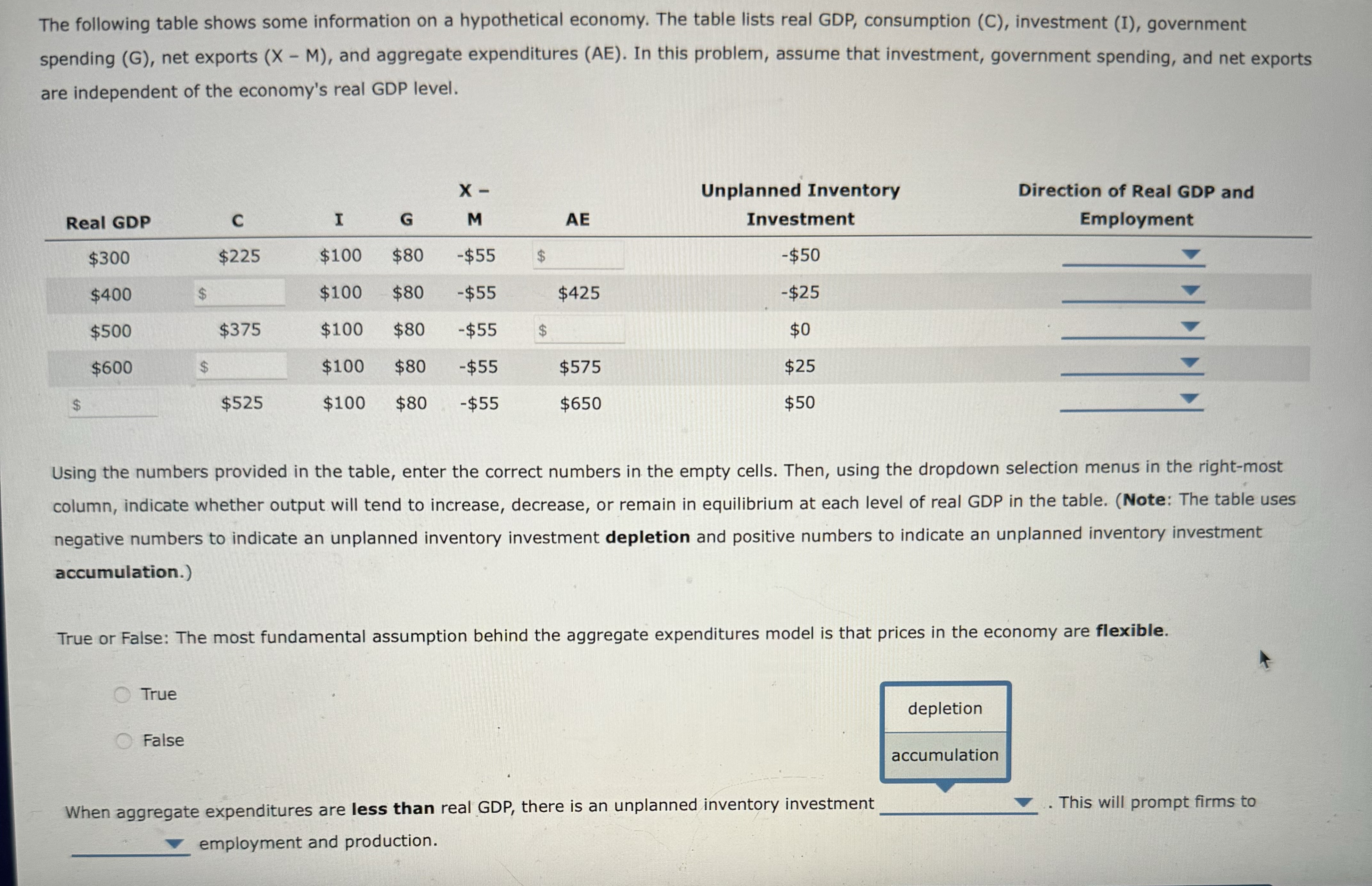 Solved The following table shows some information on a | Chegg.com