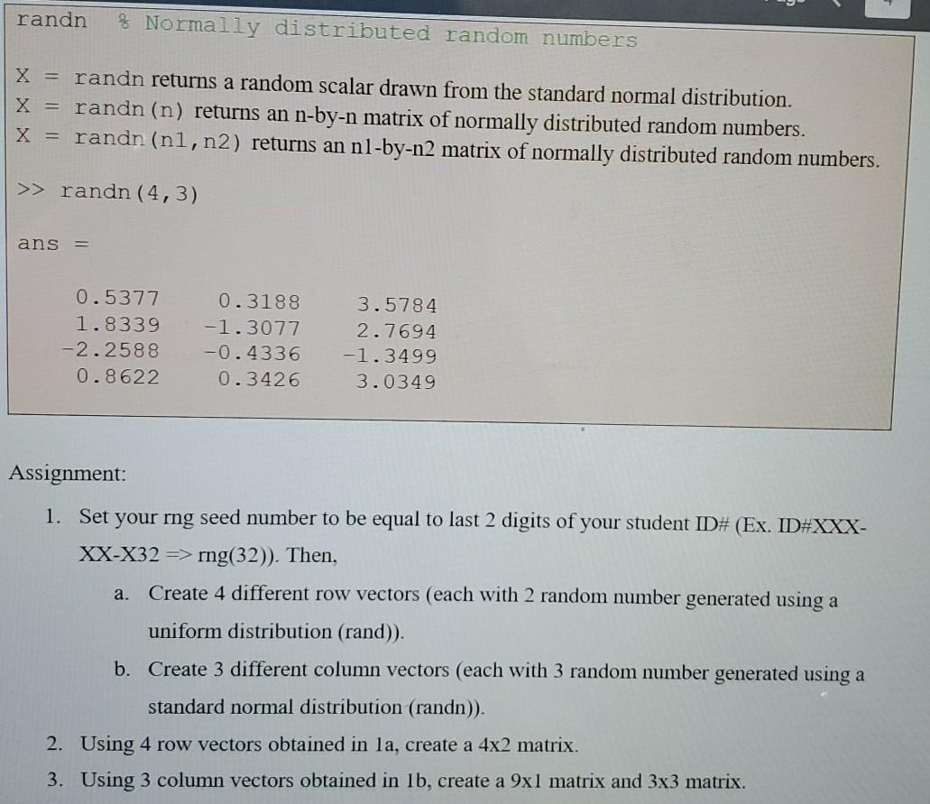 Solved You have to use Matlab to solve this question. Take a | Chegg.com
