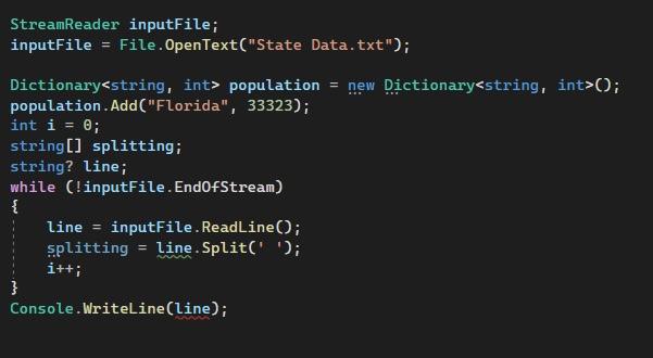 Solved for my homework assignment I have a data file | Chegg.com