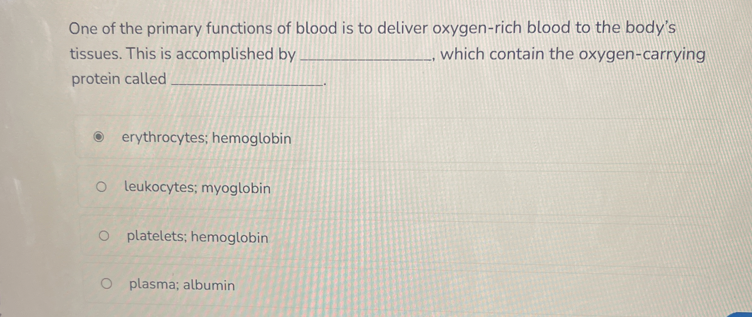 Solved Which of the following lists the respiratory