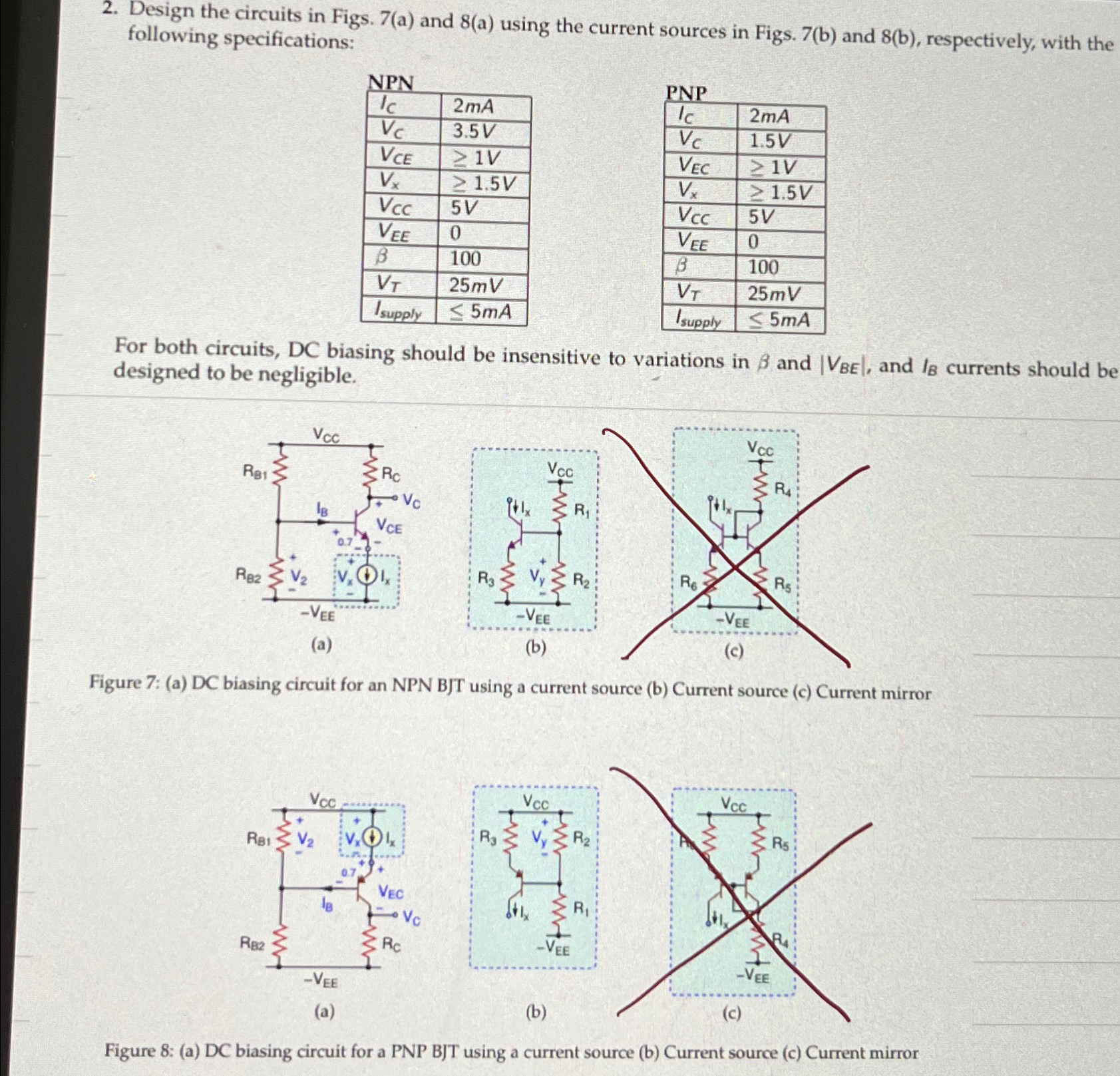 Solved Design the circuits in Figs. 7(a) ﻿and 8(a) ﻿using | Chegg.com