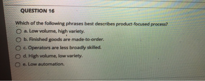 Solved QUESTION 16 Which of the following phrases best | Chegg.com