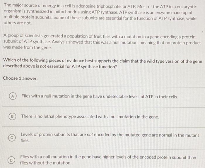 source of energy in cell atp