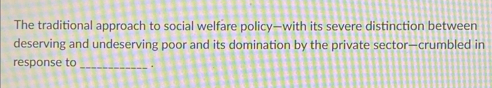 Individualism and the Expansion of Welfare Programs – A Surprising Connection