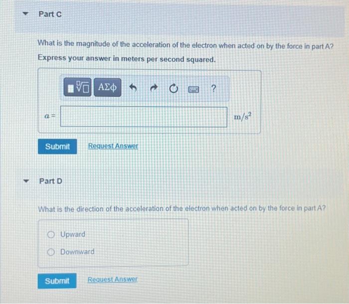 Solved What is the magnitude of the acceleration of the