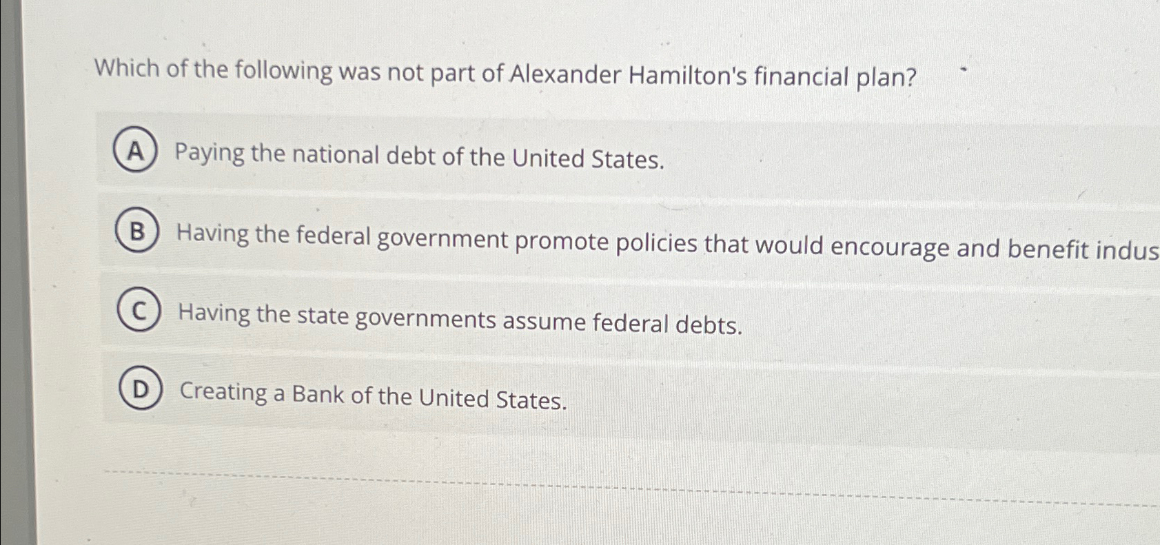 Hamilton's financial plan online parts
