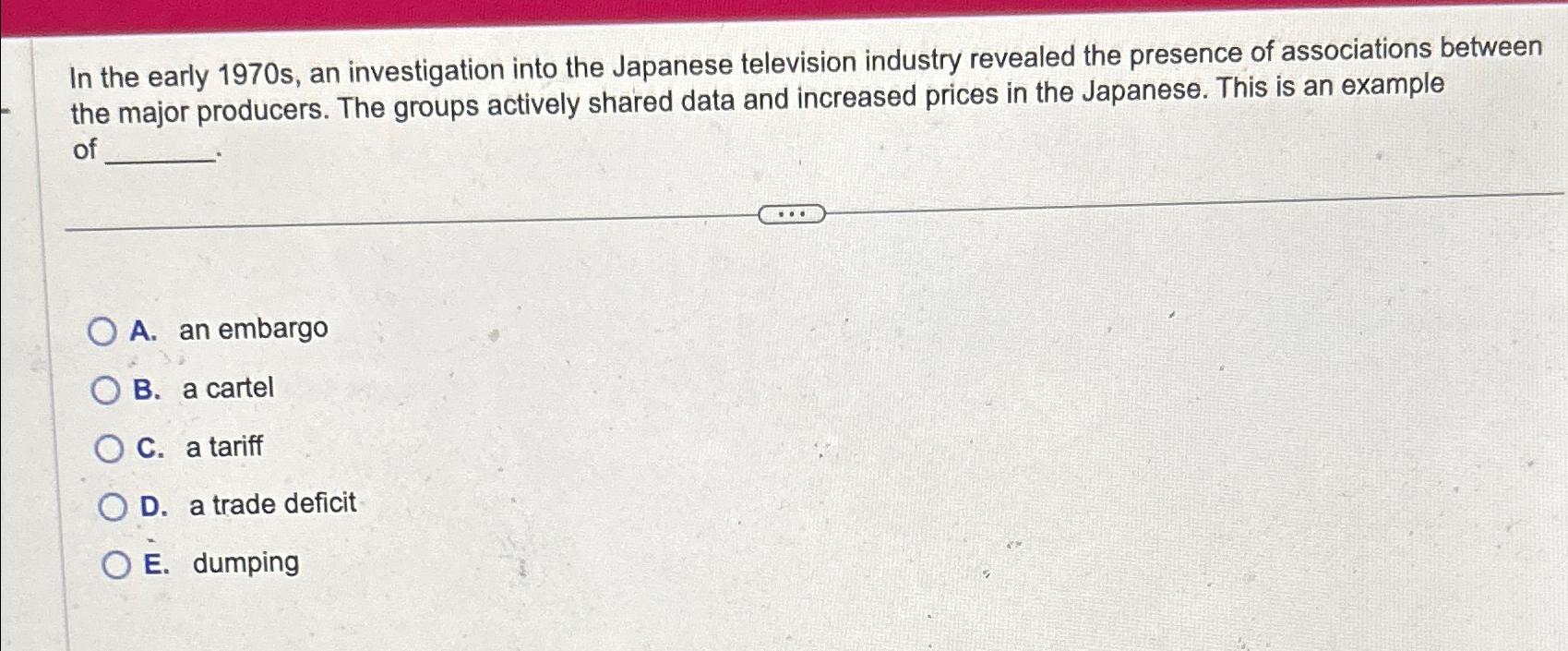 Solved In the early 1970s, ﻿an investigation into the | Chegg.com