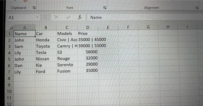 the excel sheet is the input file. when you progemibg | Chegg.com