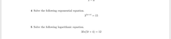 solve the exponential equation for x 625 5 7x 3