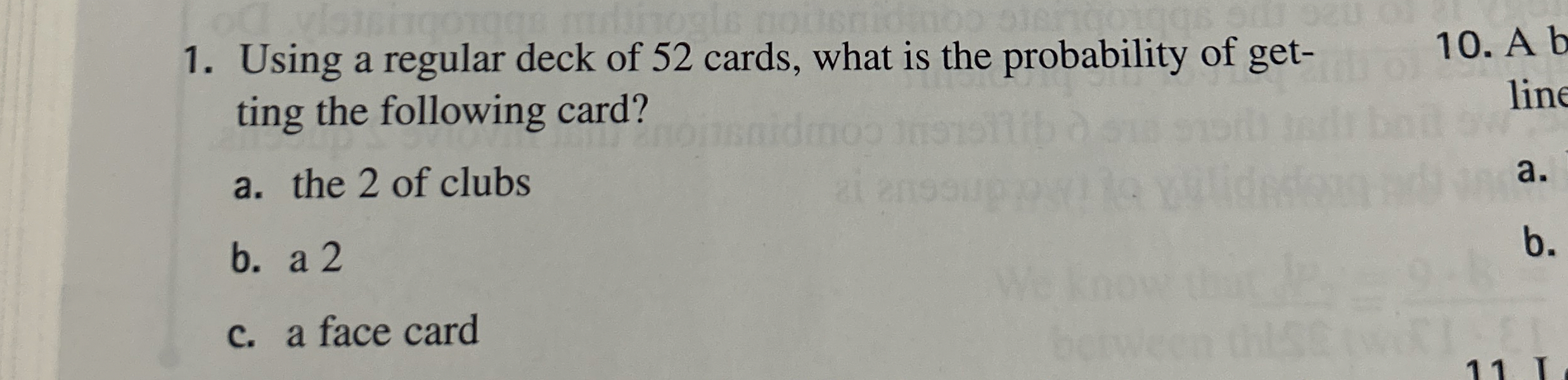 Solved Using a regular deck of 52 ﻿cards, what is the | Chegg.com
