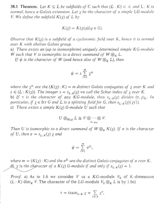 Solved 38 1 Theorem Let K S L Be Subfields Of C Such Tha Chegg Com
