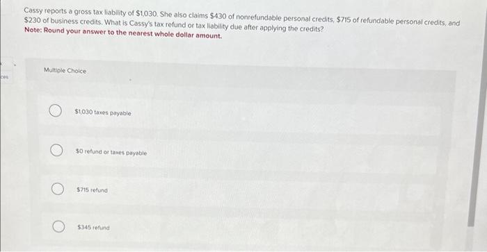 Solved Carolyn has an AGl of 39 200 all from earned Chegg