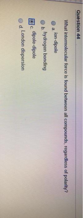 Solved Question 40 Given the following chemical reaction and | Chegg.com