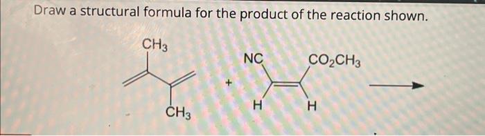 Draw a structural formula for the product of the | Chegg.com