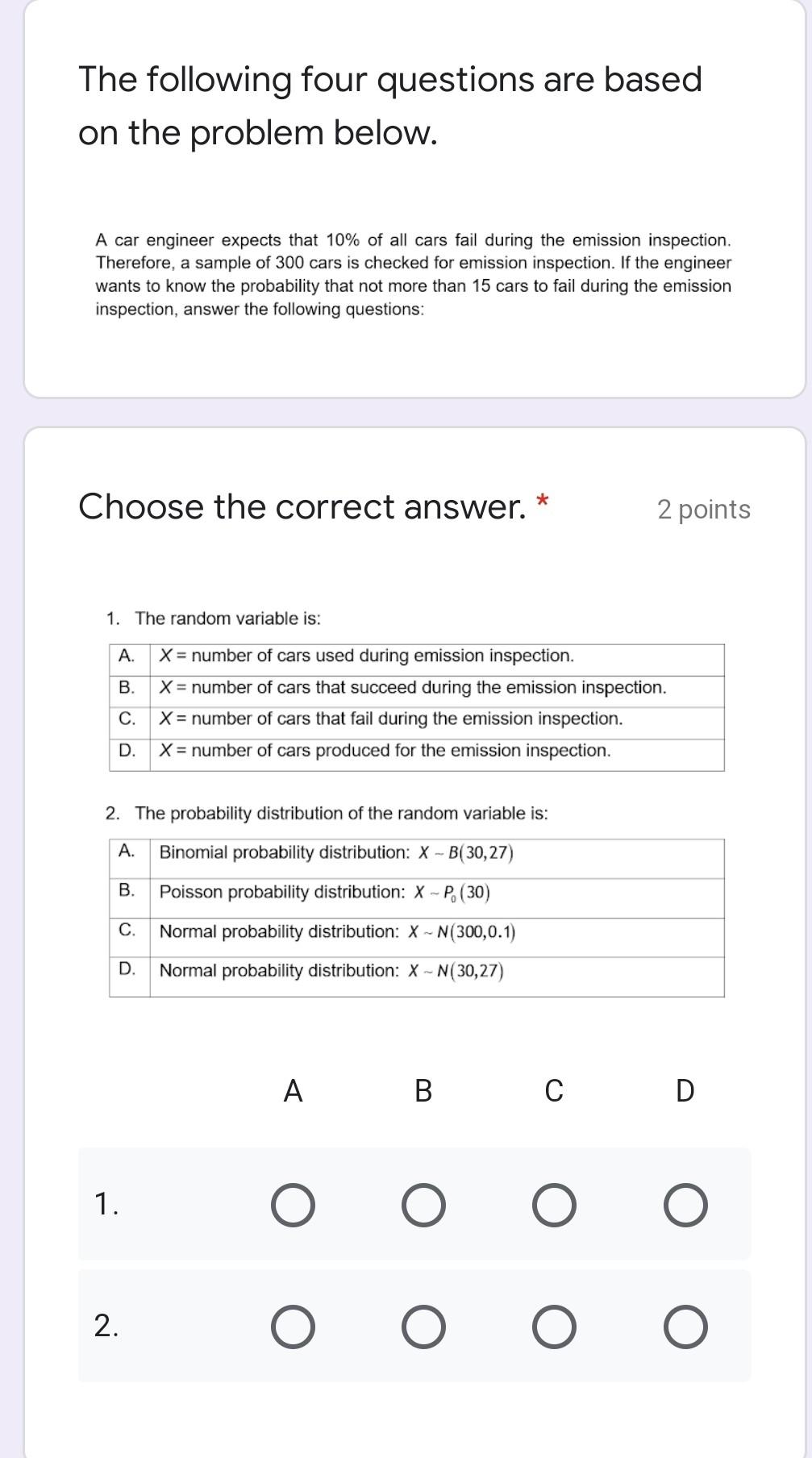 Solved The following four questions are based on the problem | Chegg.com