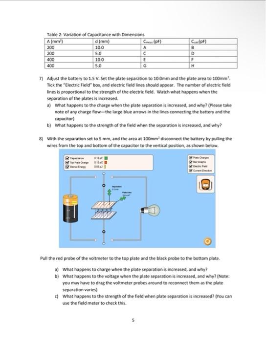 Load the simulation Capacitor Lab Basic