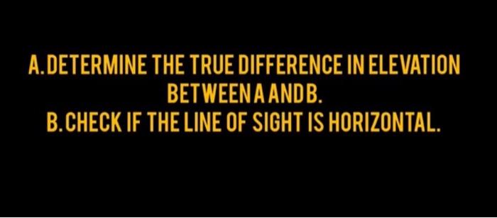 Solved A.DETERMINE THE TRUE DIFFERENCE IN ELEVATION BETWEEN | Chegg.com