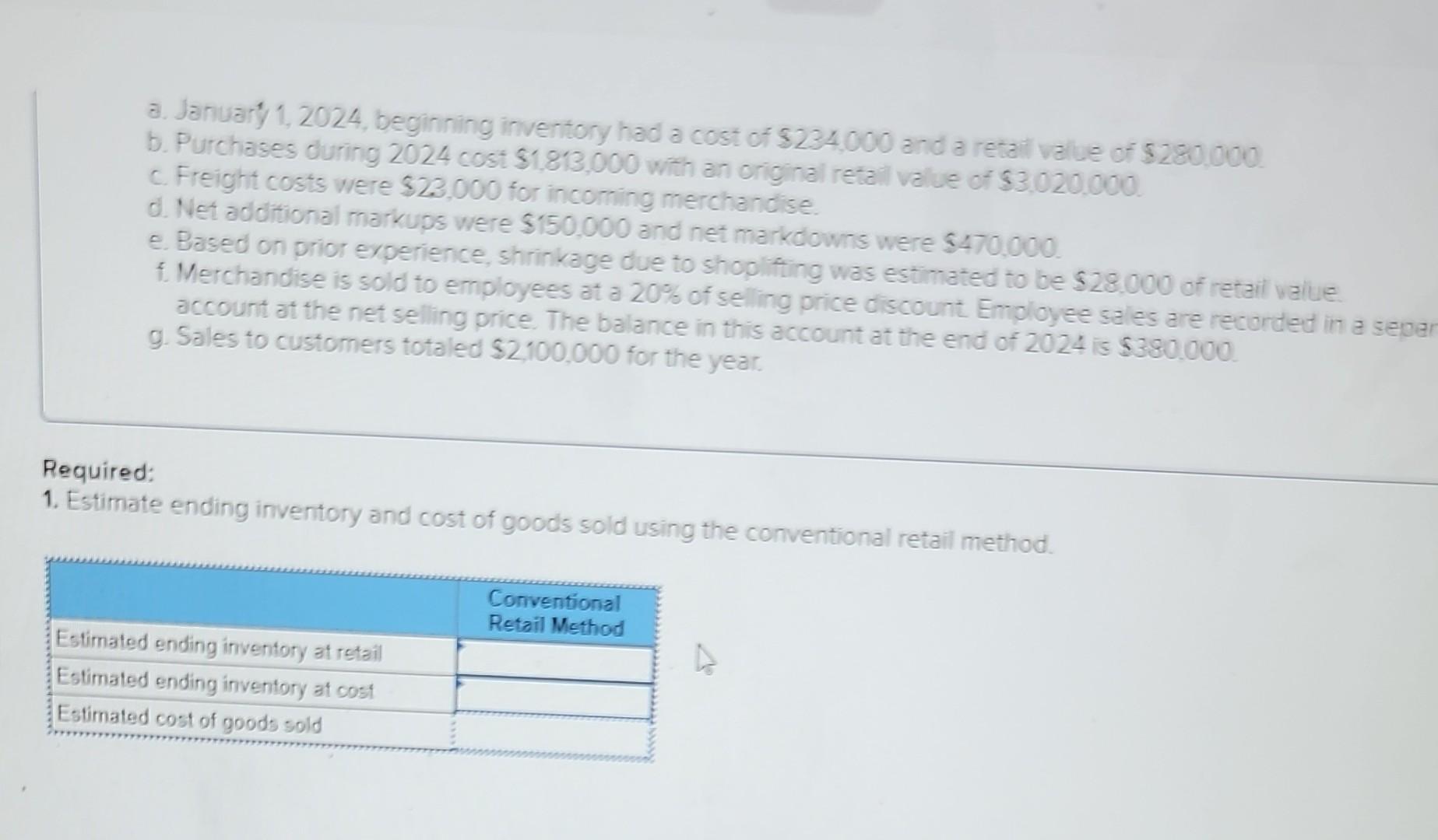 Solved A Januar F 1 2024 Beginning Inventory Had A Cost Chegg Com   Image 