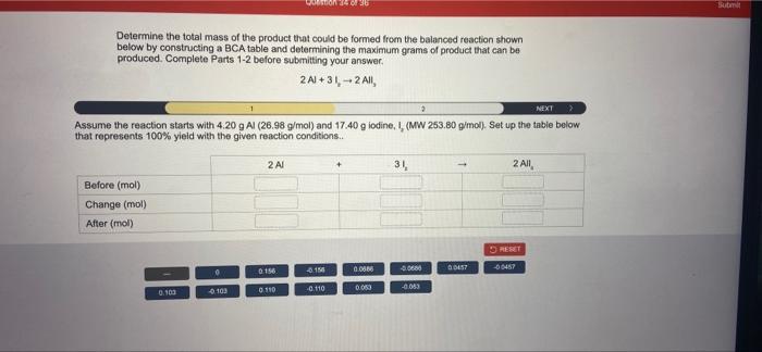 Solved Determine The Total Mass Of The Product That Coul 2236