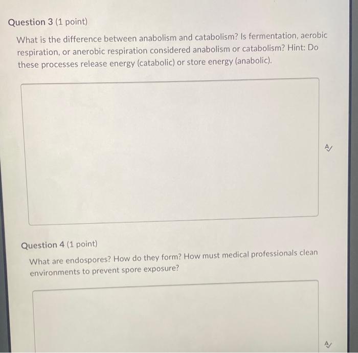 Solved Question 3 (1 point) What is the difference between | Chegg.com