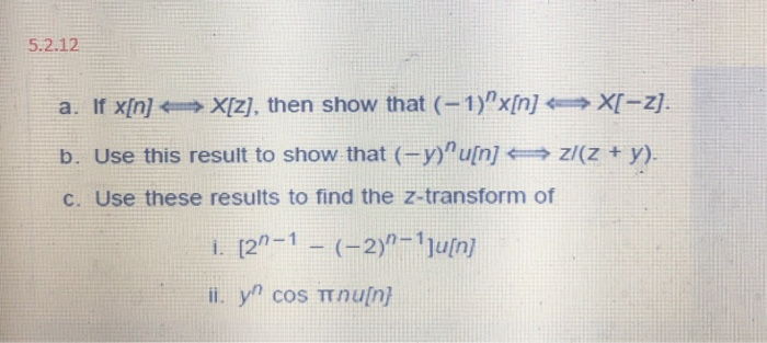 Solved 5 2 12 A If X N X Z Then Show That 1 X N Chegg Com