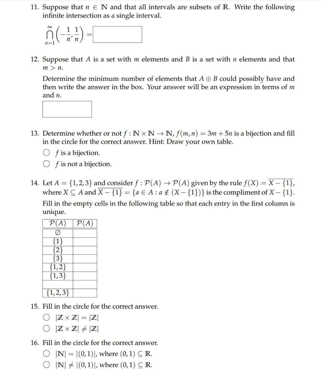 Solved 11 Suppose That N E N And That All Intervals Are Chegg Com