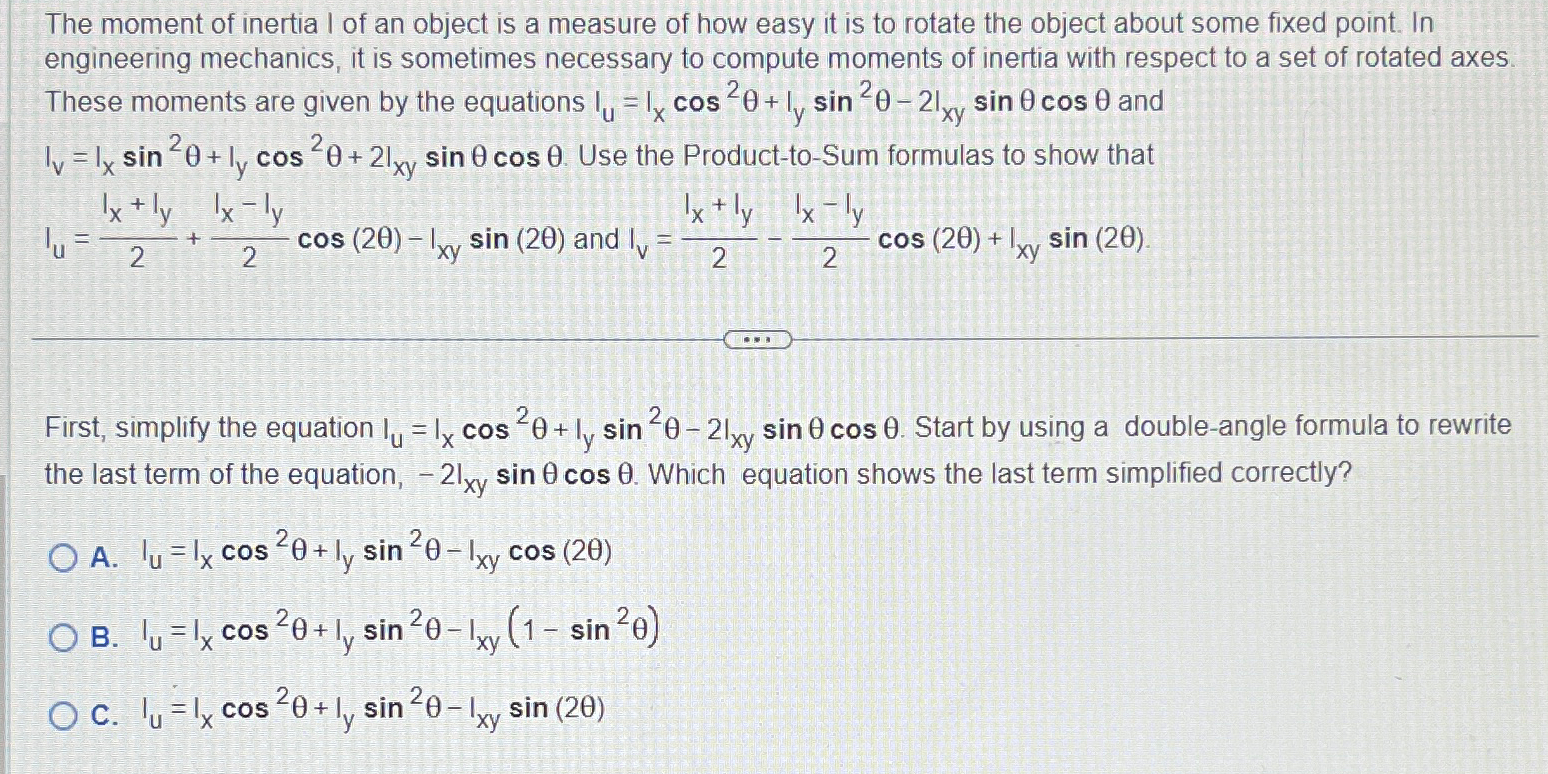 how to measure moment of inertia of an object
