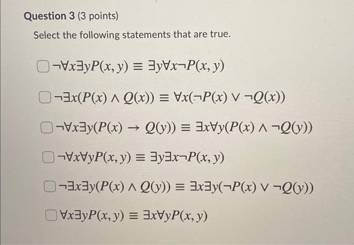 Solved Given The Propositional Functions: P(x): X Is A | Chegg.com