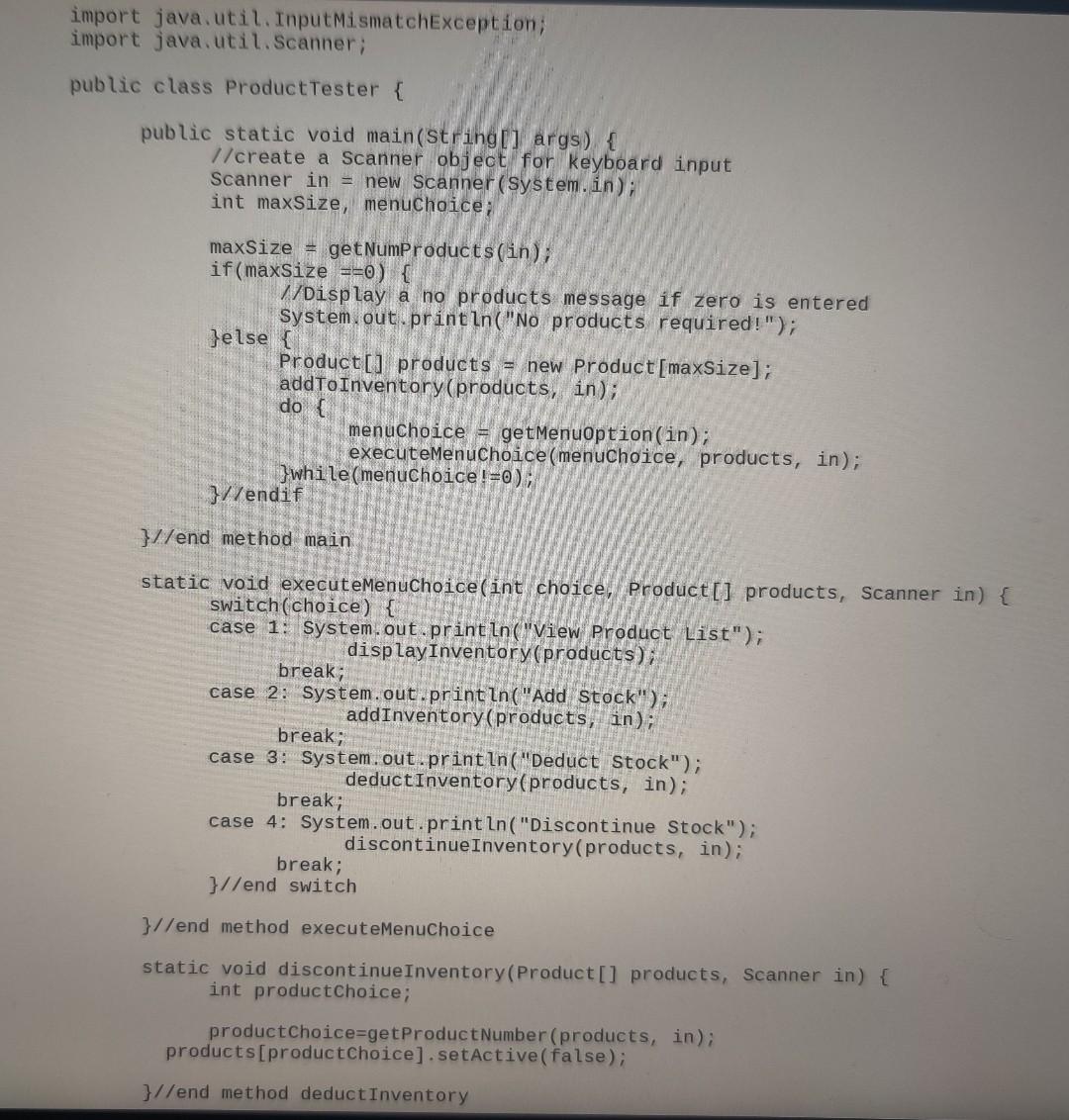 Solved . 1 Programming Project 10: Creating an Inventory | Chegg.com