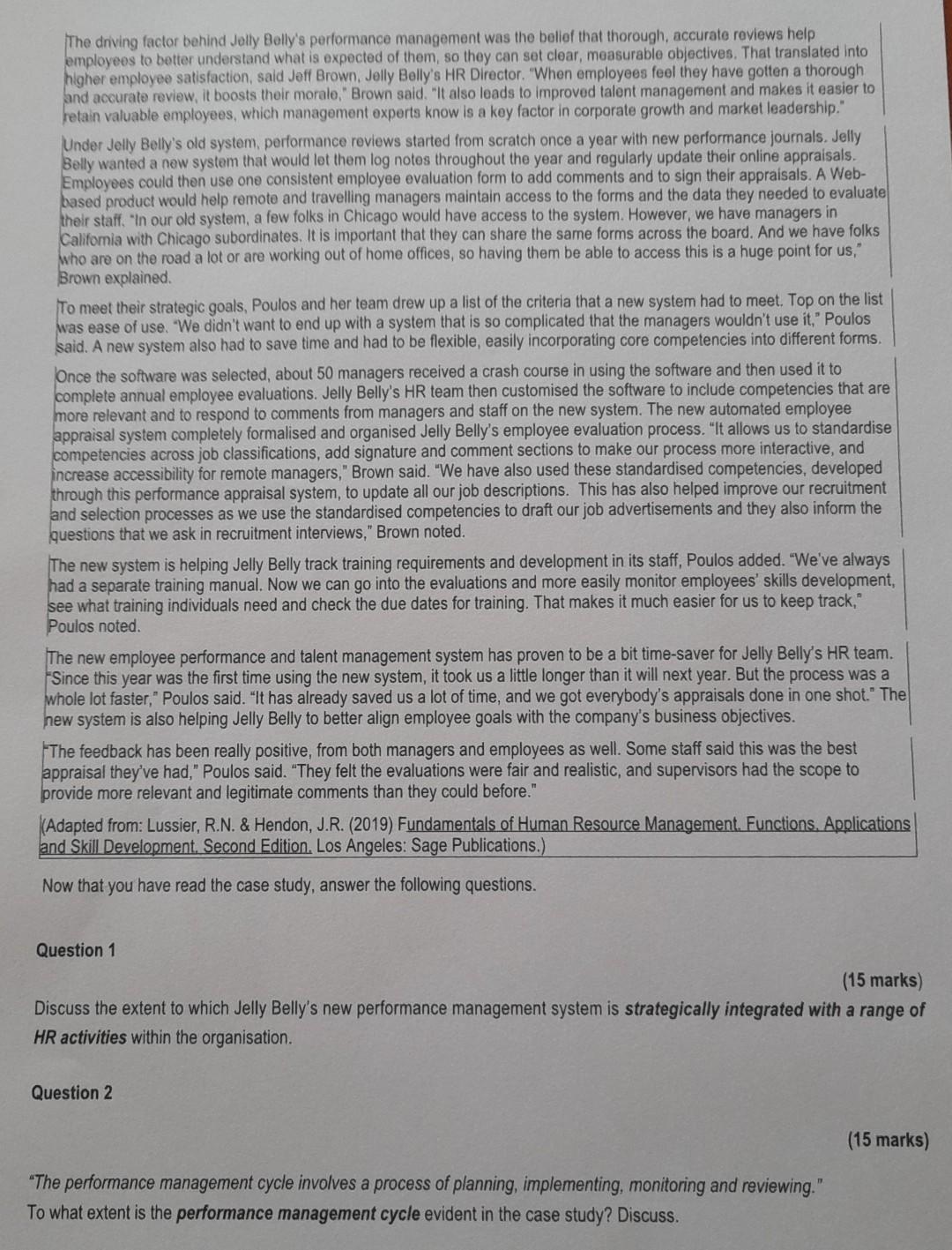 Solved Read the following case study and then answer the | Chegg.com