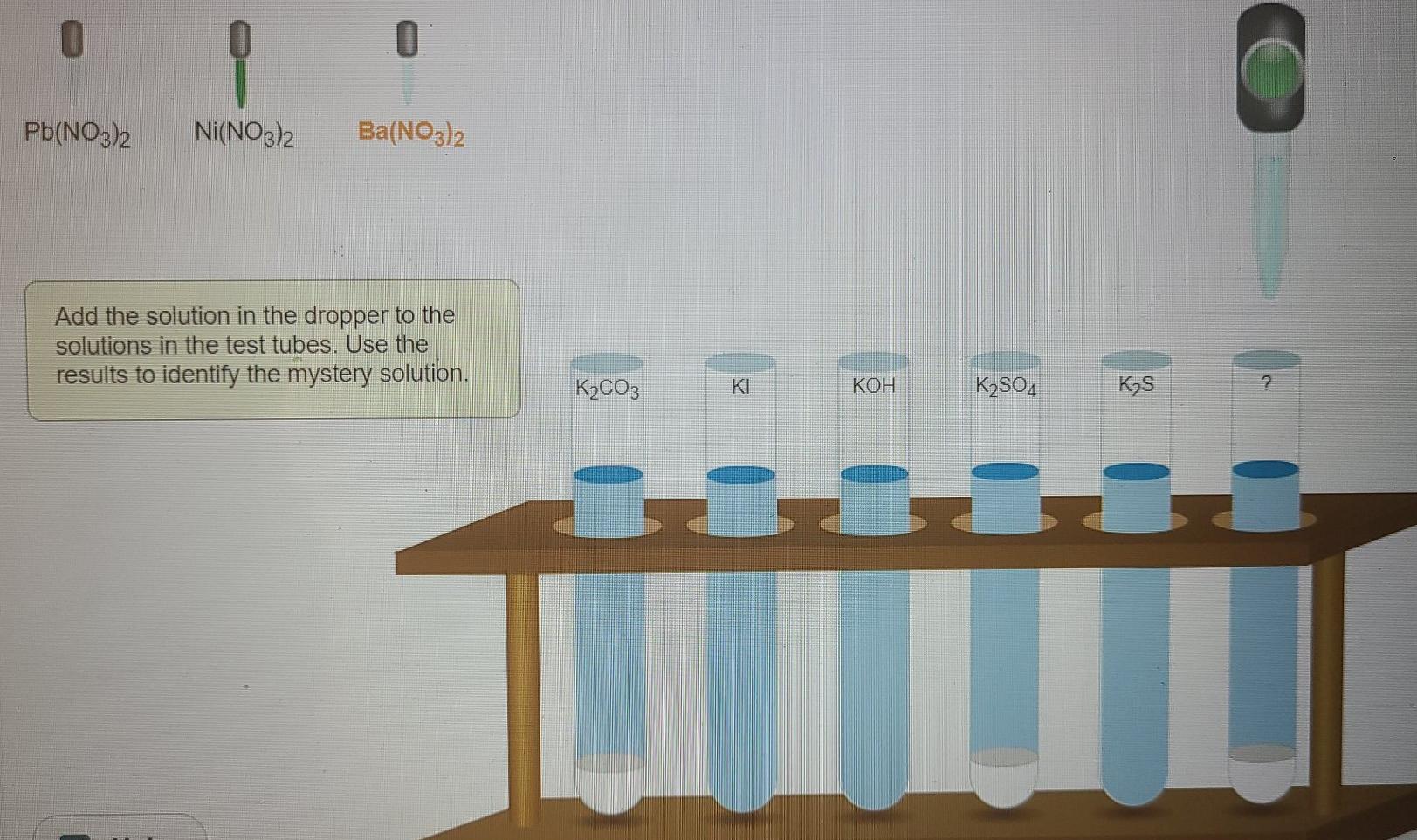 Solved Use the solubility interactive to determine whether a