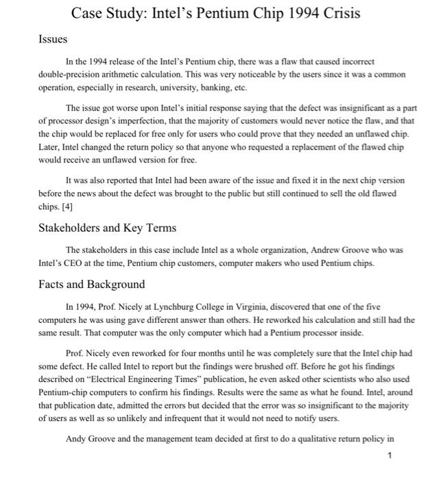 Solved Please answer the questions referring to the CASE