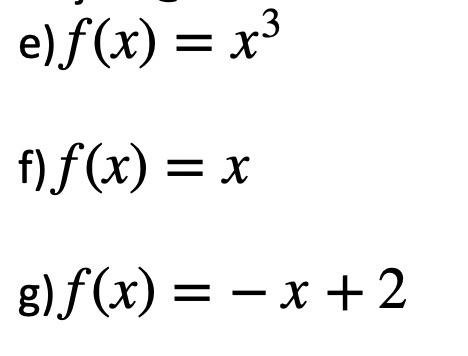Solved Draw graphs of following functions in Cartesian | Chegg.com