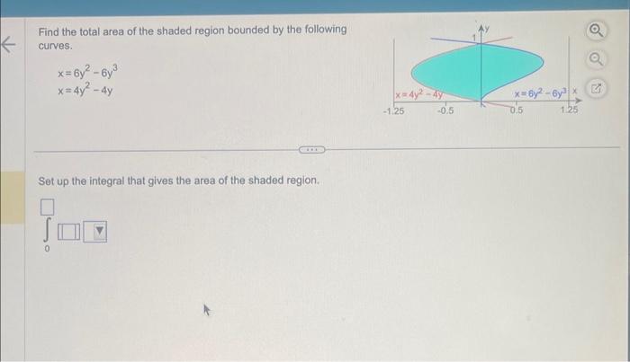 Solved Find the total area of the shaded region bounded by | Chegg.com
