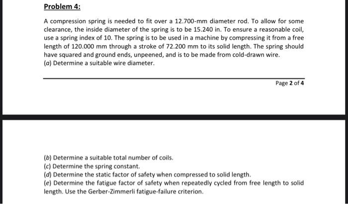 Detail page Compression springs: D-004