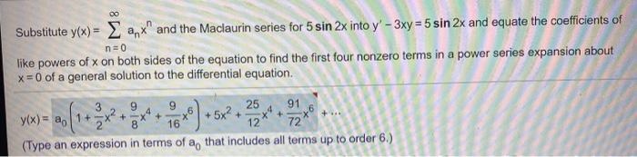 Solved please help me solve this problemTHE ANSWER TO THE | Chegg.com