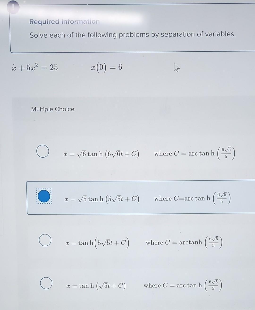 Solved Required information Solve each of the following | Chegg.com