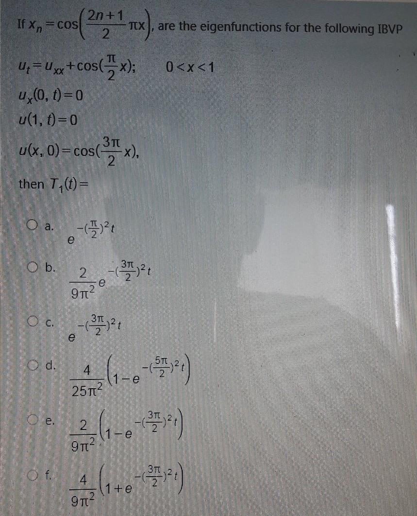Cos 2n 1 2