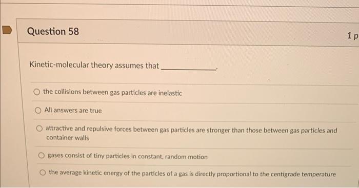 gas particles in container