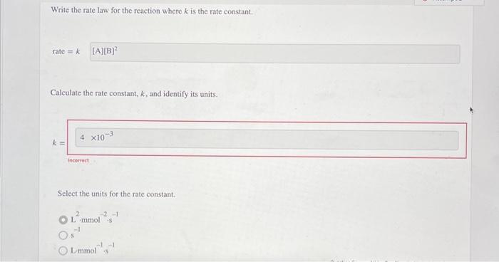 Solved For the reaction 2 A( g)+2 B( g)+C(g) 3G(g)+4 F( g) | Chegg.com