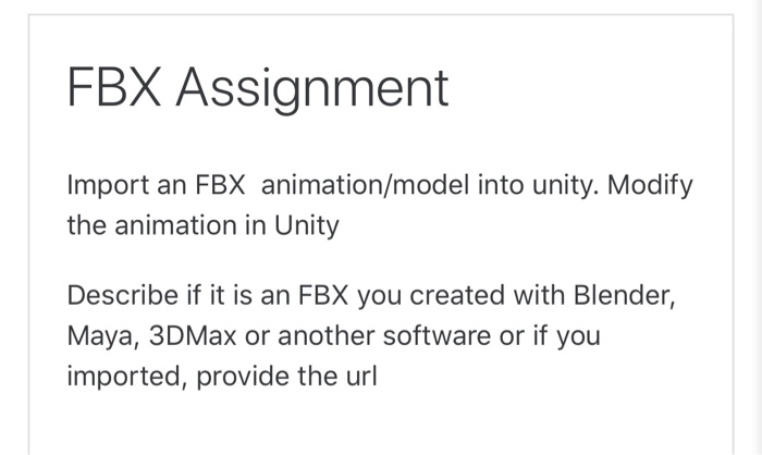how do i use animation fbx unity