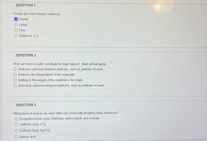 Solved What kinds of landforms are often associated with | Chegg.com