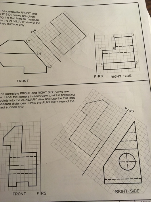 Solved The complete FRONT and SHT SIDE views are given. ng | Chegg.com