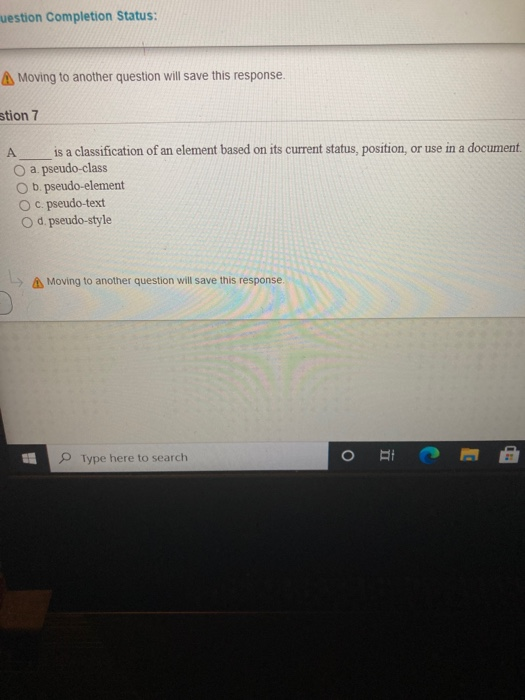 Solved uestion Completion Status: Moving to another question | Chegg.com