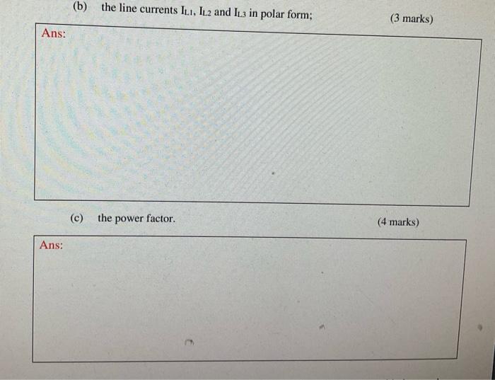 Solved Q3. A 380 V, 50 Hz three-phase system is connected to | Chegg.com
